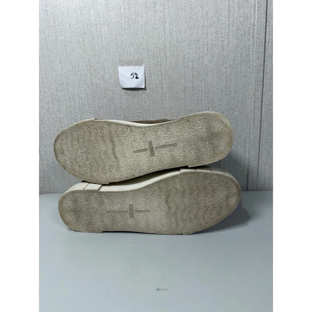 Dolce Vita Zabie Taupe Suede Hidden Wedge‎ Platform Sneakers Womens 9.5M
